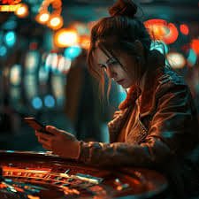 Pemain menikmati slot kasino noza7 di perangkat mobile dengan antarmuka responsif dan lancar
